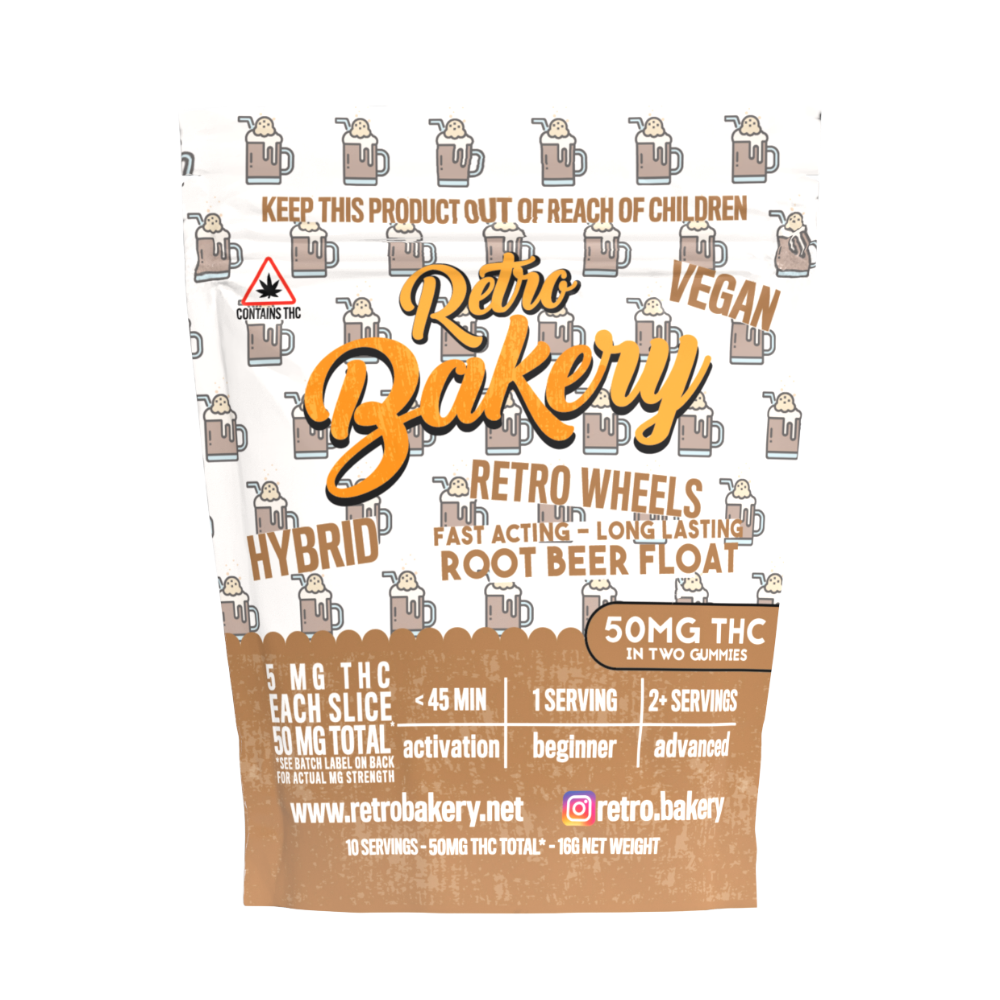 Root Beer Float Wheel Gummies